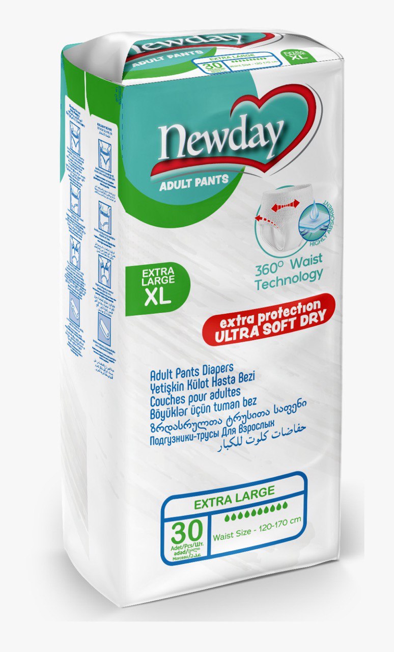 Підгузки-труси для дорослих NEWDAY розмір XL